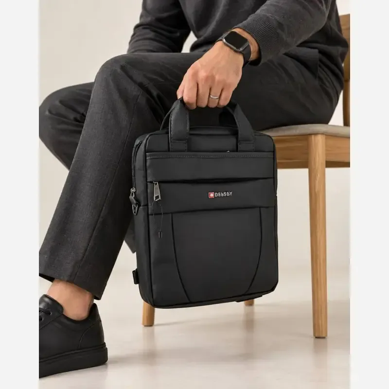 کیف اداری پارچه ای دیبا جا لپتاپ سه بند