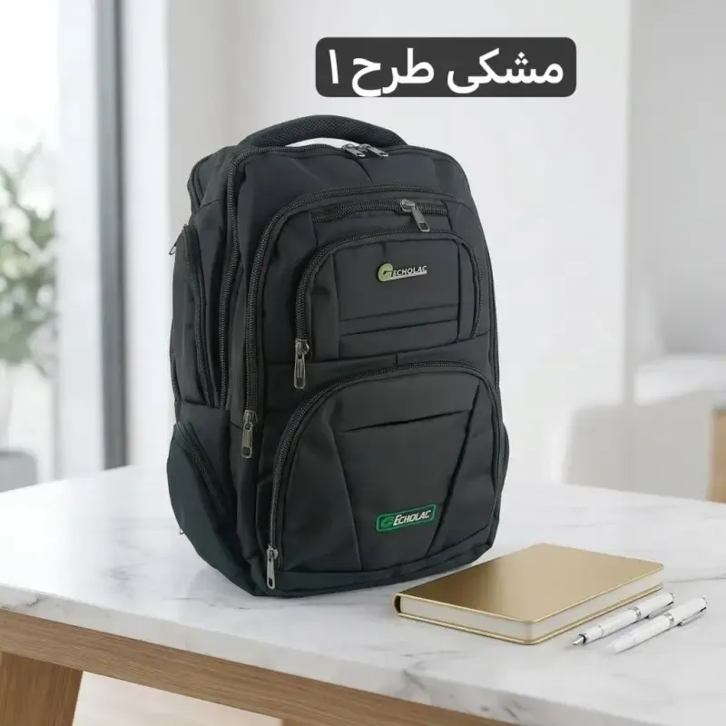 کول پشتی اسپرت برزنت جا لبتاپ مدرسه دانشگاه ابعاد 45 در 40 سانتیمتر