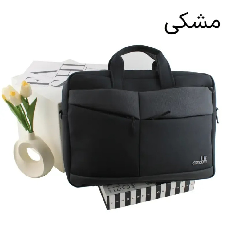 کیف مردانه پارچه ای اداری و روزمره سه بند