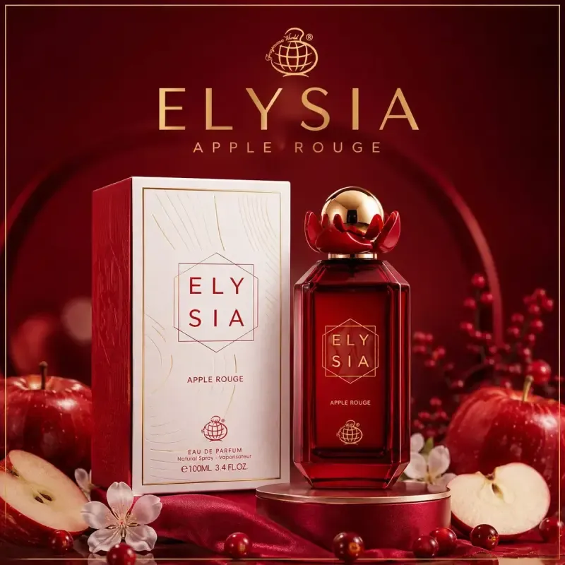 عطر زنانه فراگرنس ورد الیسیا اپل رژ ادو پرفیوم 100 میل الهام گرفته از Kayali Eden Juicy Apple