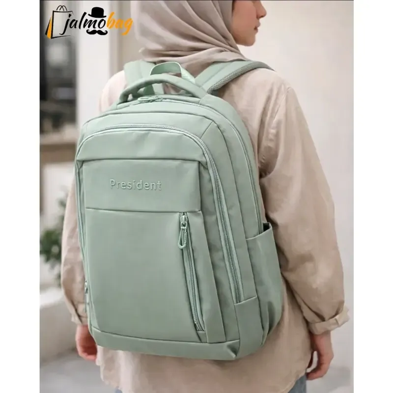 کوله پشتی پاستیلی اسپرت پریزیدنت جنس پارچه خارجی سیلیکونی ضد خش و ضد تعریق