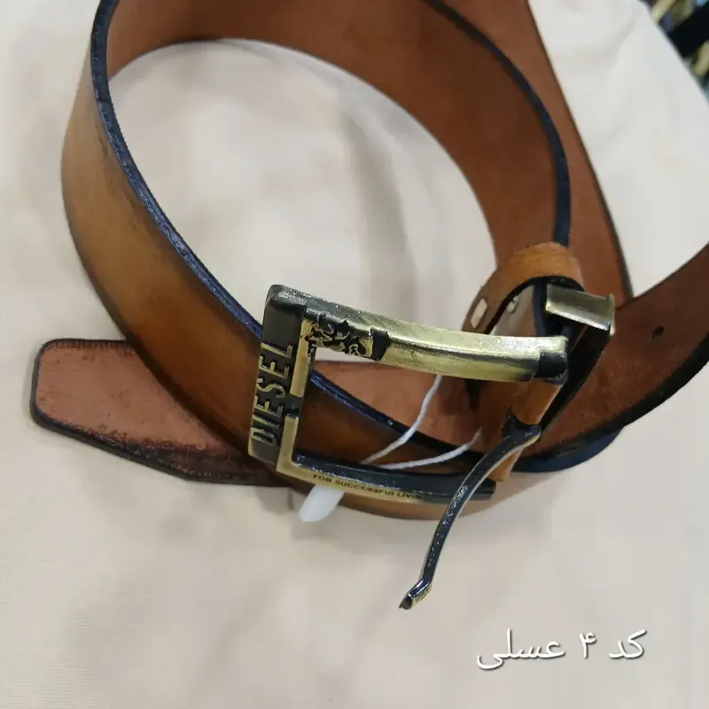 کمربند چرمی مردانه چرم صنعتی پهنای 3.5 سانت در چهار رنگ مختلف