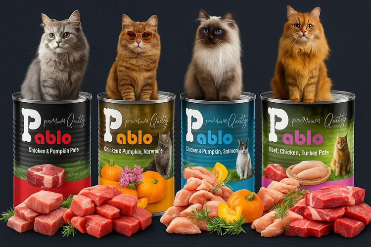کنسرو سوپر پرمیوم گربه PABLO